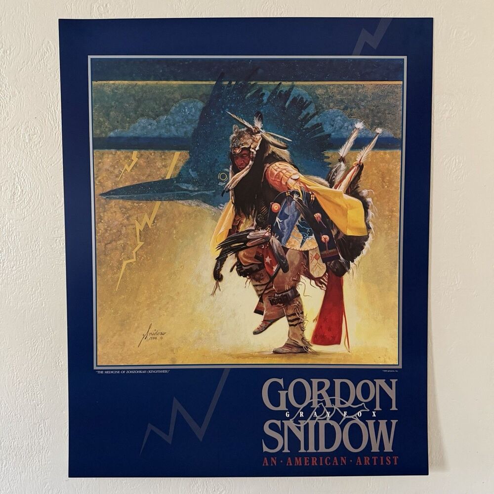 Gordon Snidow Exhibition Poster Print The Medicine Of Zohzohkah 1980s 30 X 24”